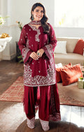 BAREEZE | DHANAK 3 PC FULL HEAVY EMB SUIT WITH HEAVY EMB SHAWL FOR WINTER 2027