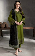 BAREEZE | DHANAK 3 PC FULL HEAVY EMB SUIT WITH HEAVY EMB SHAWL FOR WINTER 2027