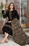 BAREEZE | DHANAK 3 PC FULL HEAVY EMB SUIT WITH HEAVY EMB SHAWL FOR WINTER 2027
